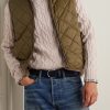 3.5cm Leather-Trimmed Woven Elastic Belt - FR 3.5cm Leather-Trimmed Woven Elastic Belt - FR