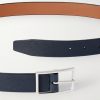 3cm Reversible Full-Grain Leather Belt - E1