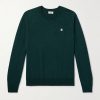 Triomphe Logo-Embroidered Wool Sweater