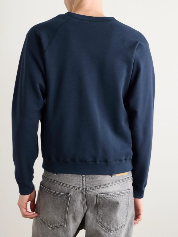 Logo-Appliquéd Cotton-Jersey Sweatshirt - BK Logo-Appliquéd Cotton-Jersey Sweatshirt - BK