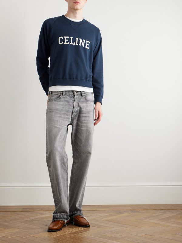 Logo-Appliquéd Cotton-Jersey Sweatshirt - OU Logo-Appliquéd Cotton-Jersey Sweatshirt - OU