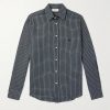 Logo-Embroidered Checked Cotton Shirt Logo-Embroidered Checked Cotton Shirt