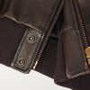 Teddy Full-Grain Leather Bomber Jacket - E1
