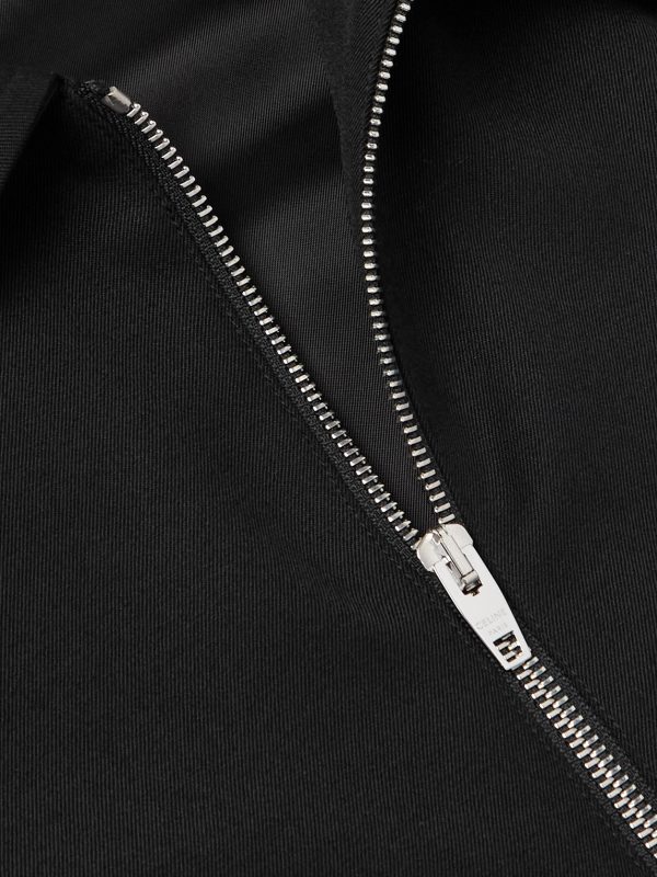 Triomphe Logo-Embroidered Wool-Blend Twill Jacket - CU Triomphe Logo-Embroidered Wool-Blend Twill Jacket - CU