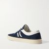 Leather-Trimmed Suede Sneakers - BK Leather-Trimmed Suede Sneakers - BK