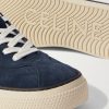 Leather-Trimmed Suede Sneakers - CU Leather-Trimmed Suede Sneakers - CU