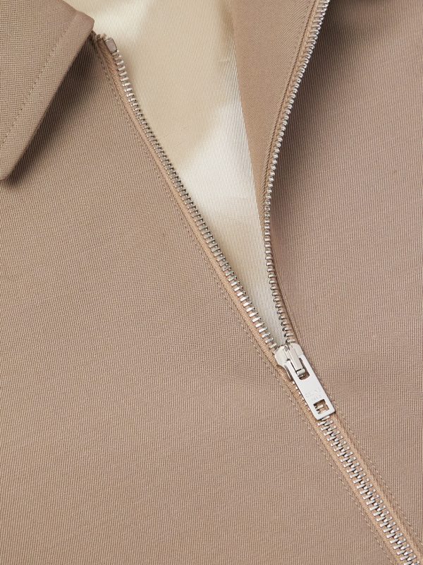 Triomphe Logo-Embroidered Wool-Blend Twill Jacket - CU Triomphe Logo-Embroidered Wool-Blend Twill Jacket - CU