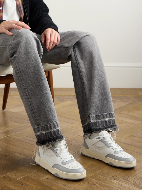 CT-09 Leather, Rubber and Mesh Sneakers - OU CT-09 Leather, Rubber and Mesh Sneakers - OU