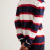 Logo-Appliquéd Striped Cotton-Jersey Polo Shirt - BK Logo-Appliquéd Striped Cotton-Jersey Polo Shirt - BK