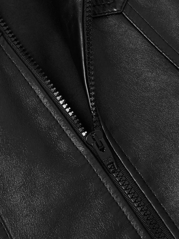Panelled Leather Jacket - CU Panelled Leather Jacket - CU