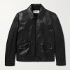 Panelled Leather Jacket Panelled Leather Jacket