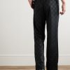 Straight-Leg Logo-Jacquard Tech-Jersey Track Pants - BK Straight-Leg Logo-Jacquard Tech-Jersey Track Pants - BK