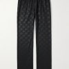 Straight-Leg Logo-Jacquard Tech-Jersey Track Pants Straight-Leg Logo-Jacquard Tech-Jersey Track Pants