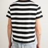 Cropped Logo-Embroidered Striped Cotton-Jersey T-Shirt - BK Cropped Logo-Embroidered Striped Cotton-Jersey T-Shirt - BK