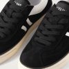Logo-Print Leather-Trimmed Suede Sneakers - CU Logo-Print Leather-Trimmed Suede Sneakers - CU