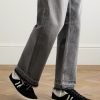 Logo-Print Leather-Trimmed Suede Sneakers - OU Logo-Print Leather-Trimmed Suede Sneakers - OU