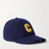 Logo-Appliquéd Virgin Wool-Blend Flannel Baseball Cap