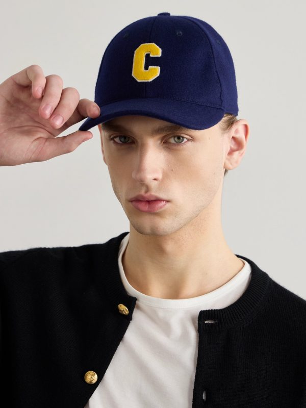 Logo-Appliquéd Virgin Wool-Blend Flannel Baseball Cap - OU
