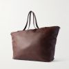Full-Grain Leather Weekend Bag - BK