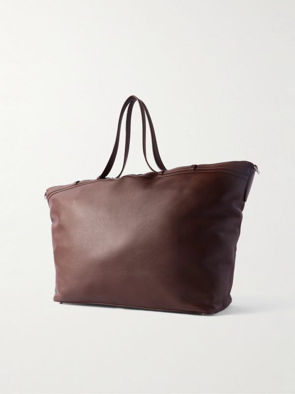 Full-Grain Leather Weekend Bag - BK