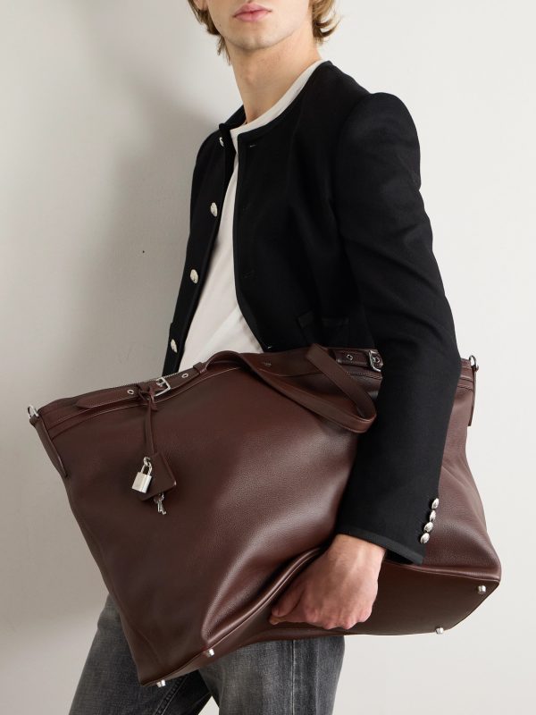 Full-Grain Leather Weekend Bag - E2