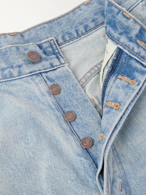 Wesley Straight-Leg Distressed Jeans - E1