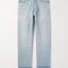 Wesley Straight-Leg Distressed Jeans