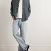 Wesley Straight-Leg Distressed Jeans - OU