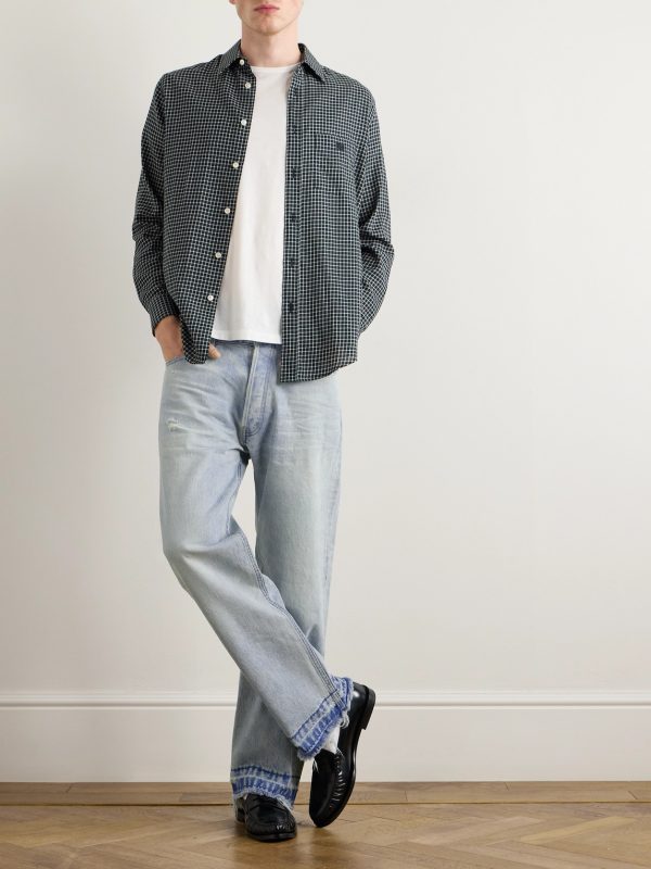 Wesley Straight-Leg Distressed Jeans - OU