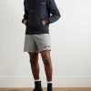 Wide-Leg Logo-Print Cotton-Jersey Shorts - OU Wide-Leg Logo-Print Cotton-Jersey Shorts - OU