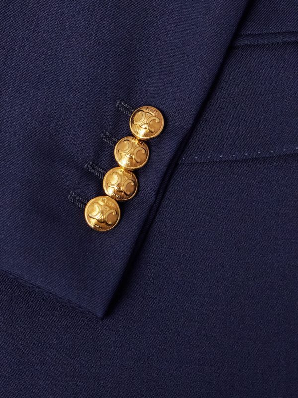 Camden Double-Breasted Gabardine Blazer - CU Camden Double-Breasted Gabardine Blazer - CU