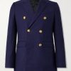 Camden Double-Breasted Gabardine Blazer Camden Double-Breasted Gabardine Blazer