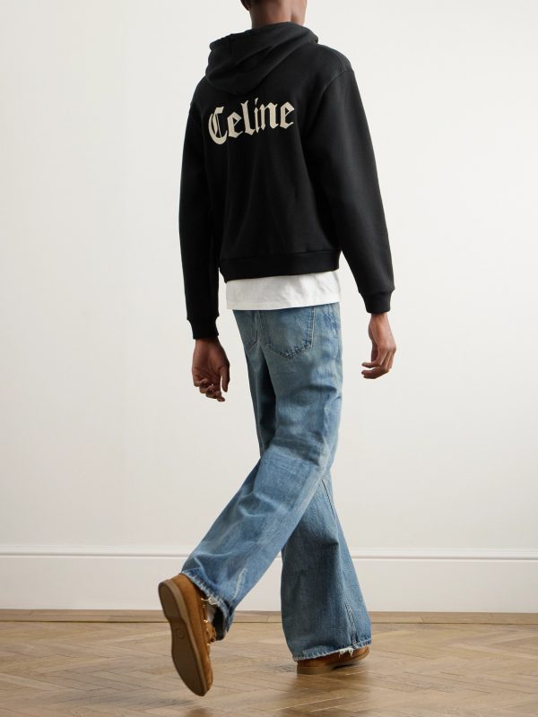 Logo-Embroidered Cotton-Jersey Zip-Up Hoodie - OU Logo-Embroidered Cotton-Jersey Zip-Up Hoodie - OU