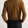 Suede Bomber Jacket - BK Suede Bomber Jacket - BK