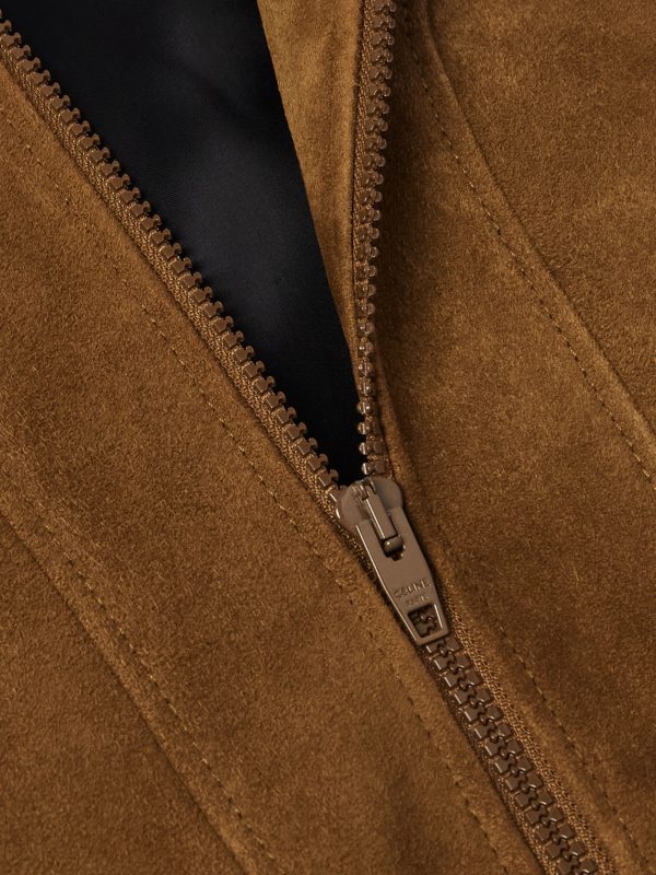 Suede Bomber Jacket - CU Suede Bomber Jacket - CU
