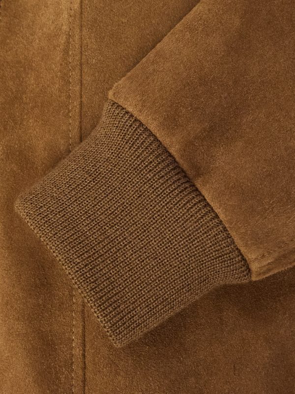 Suede Bomber Jacket - E1 Suede Bomber Jacket - E1