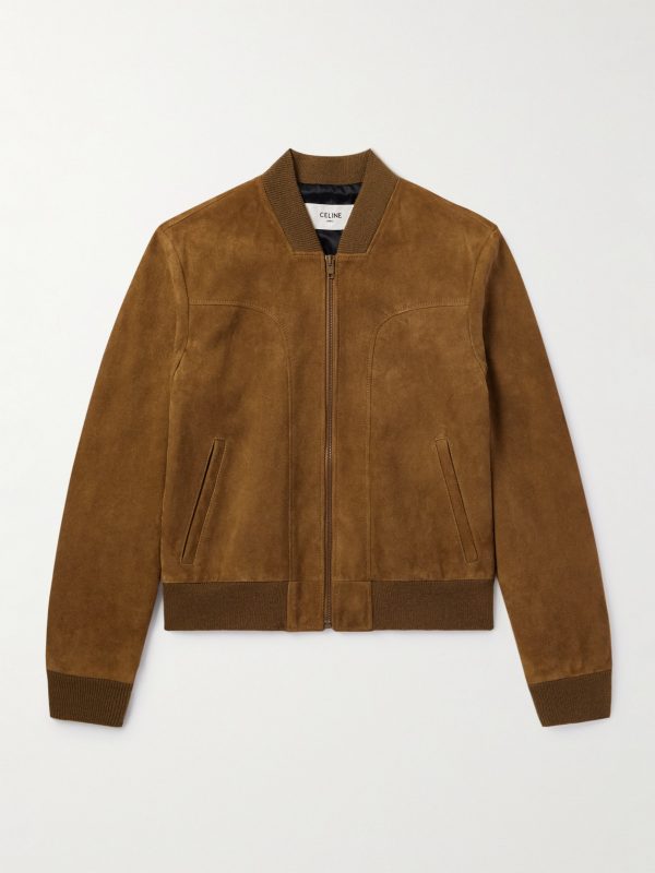 Suede Bomber Jacket Suede Bomber Jacket