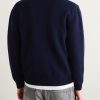 Logo-Embroidered Wool and Cashmere-Blend Zip-Up Cardigan - BK Logo-Embroidered Wool and Cashmere-Blend Zip-Up Cardigan - BK