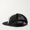 Logo-Appliquéd Cotton-Canvas and Mesh Trucker Cap - BK Logo-Appliquéd Cotton-Canvas and Mesh Trucker Cap - BK