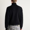 Logo-Embroidered Ribbed Wool Zip-Up Cardigan - BK Logo-Embroidered Ribbed Wool Zip-Up Cardigan - BK