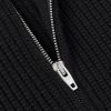 Logo-Embroidered Ribbed Wool Zip-Up Cardigan - CU Logo-Embroidered Ribbed Wool Zip-Up Cardigan - CU