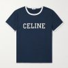 Cropped Logo-Appliquéd Cotton-Jersey T-Shirt