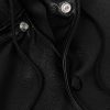 Logo-Embossed Full-Grain Leather Hooded Bomber Jacket - CU Logo-Embossed Full-Grain Leather Hooded Bomber Jacket - CU
