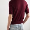 Triomphe Slim-Fit Cropped Logo-Embroidered Cotton Polo Shirt - BK