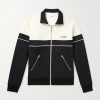 Logo-Embroidered Colour-Block Jersey Track Jacket Logo-Embroidered Colour-Block Jersey Track Jacket