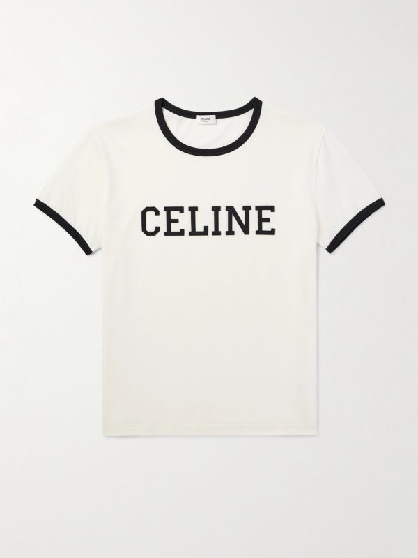 Cropped Logo-Appliquéd Cotton-Jersey T-Shirt Cropped Logo-Appliquéd Cotton-Jersey T-Shirt