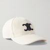 Triomphe Logo-Embroidered Wool-Blend Baseball Cap