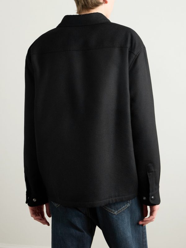 Cashmere-Flannel Overshirt - BK