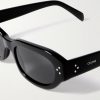 Oval-Frame Acetate Sunglasses - CU Oval-Frame Acetate Sunglasses - CU