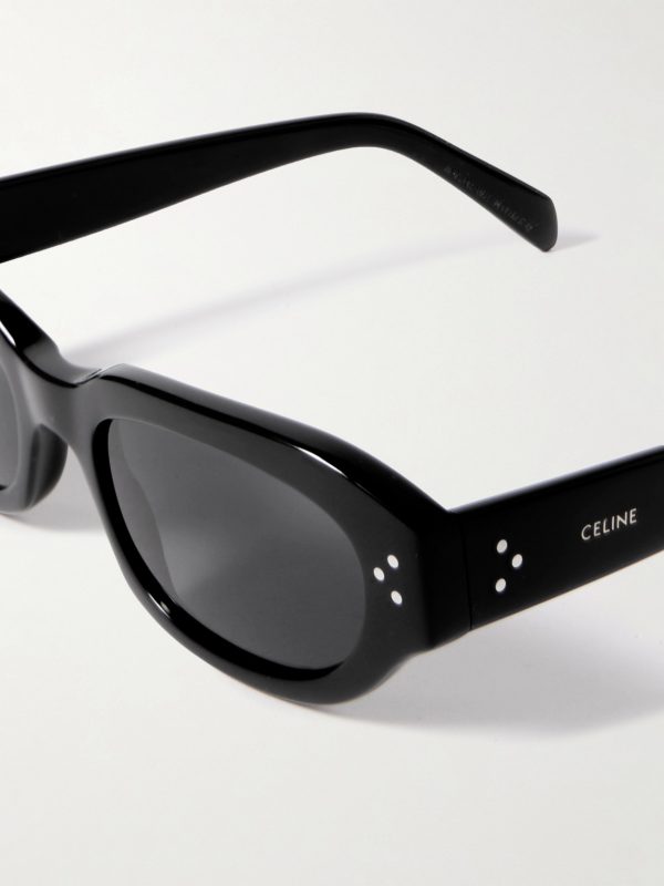 Oval-Frame Acetate Sunglasses - CU Oval-Frame Acetate Sunglasses - CU